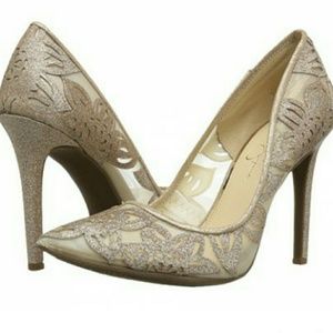 Jessica Simpson Charese Glitter Stilettos